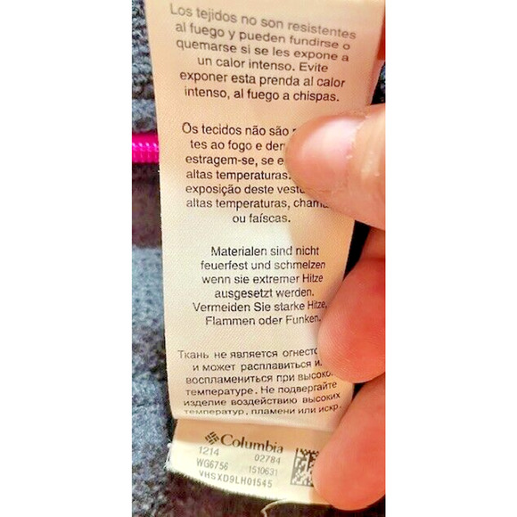 Columbia Softshell Jacket - Juniors - Size Medium (10-12) Full ZIP Long Sleeve - Picture 9 of 13